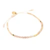 Pia Crystal Beaded Bracelet - Rose Quartz