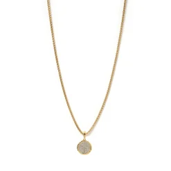 Piccolo Men's Charm Necklace - Gold