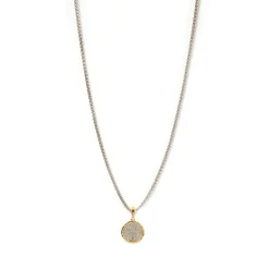 Piccolo Men's Charm Necklace - Silver