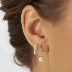 Pip Silver Charm Earrings