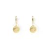 Protective Eye Gold Hoop Huggies