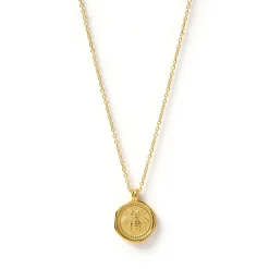 Queen Bee Gold Necklace