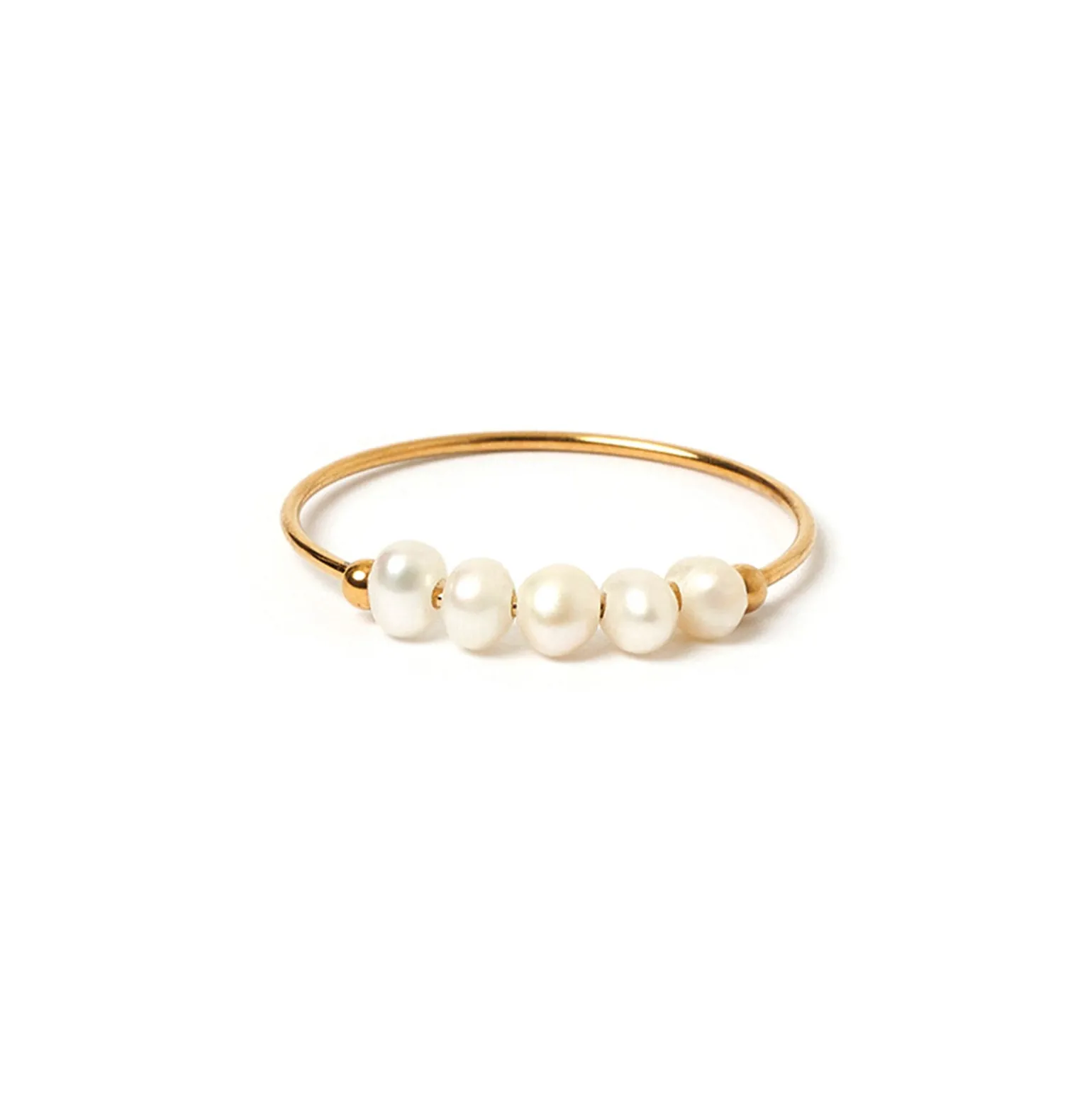 Remi Gold and Pearl Ring