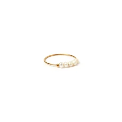 Remi Gold and Pearl Ring