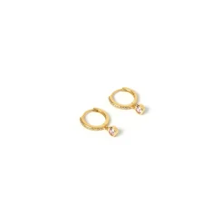 Rhodes Gold Earrings - Rose