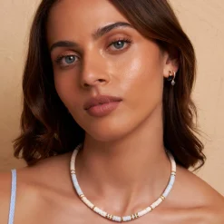 Rhodes Single Stacker Earring - Sapphire