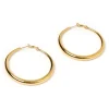 Riley Gold Hoop Earrings - Large