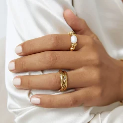 Sasha Trio Ring - Gold
