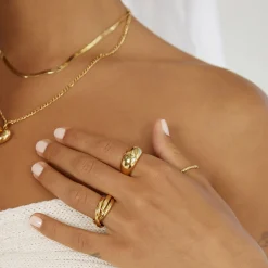 Sasha Trio Ring - Gold