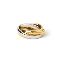 Sasha Trio Ring - Two Tone
