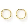 Scarlet Gold Hoop Earrings