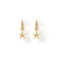 Sea Star Gold Earrings