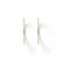 Sebastian Silver Hoop Earrings