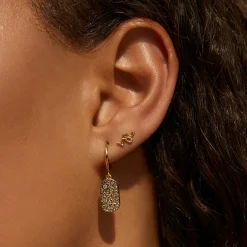 Serpent Gold Studs