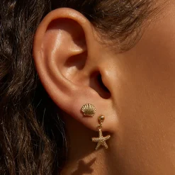 Shelli Gold Studs