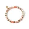 Skylar Ceramic and Gold Bracelet - Peony