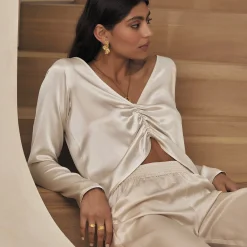Stassia Gold Earrings