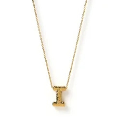 Statement Gold Letter Necklace