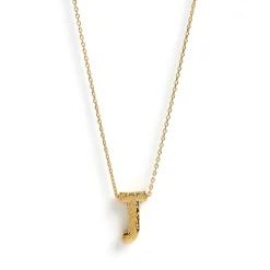 Statement Gold Letter Necklace