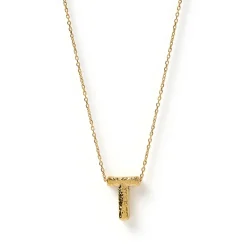 Statement Gold Letter Necklace
