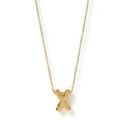 Statement Gold Letter Necklace