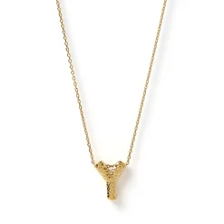 Statement Gold Letter Necklace