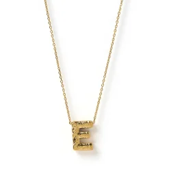 Statement Gold Letter Necklace