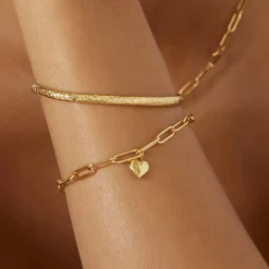 Stevie Gold Cuff Bracelet