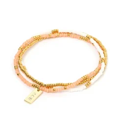 Sunny Bracelet Set - Coral