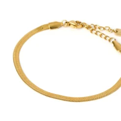 Sylvia Gold Snake Chain Bracelet
