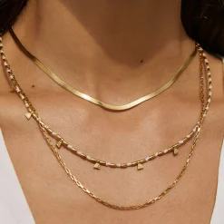Sylvia Gold Snake Chain Necklace