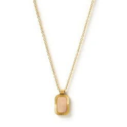 Teo Gold Necklace - Rose