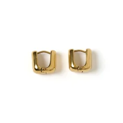 Tess Gold Hoop Earrings