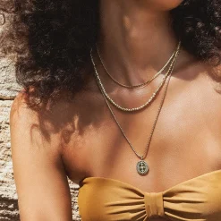Tyde Gold Charm Necklace