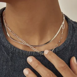 Valencia Silver Stacking Chain