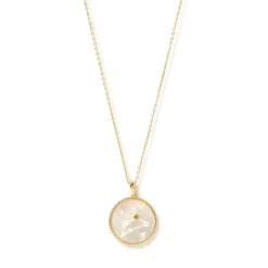 Zodiac Pearl Charm Necklace