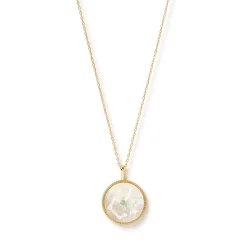Zodiac Pearl Charm Necklace