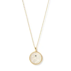 Zodiac Pearl Charm Necklace