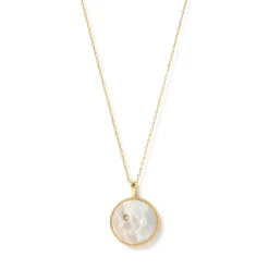 Zodiac Pearl Charm Necklace